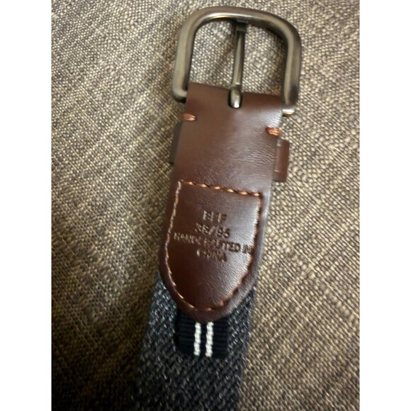 Men’s Nautica Voyage 83 Anchor Leather Stretch Belt size 38/95 - Picture 5 of 8
